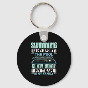 Swimming Simma Gift Nyckelring