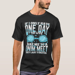 Swimming Sport Simma Möte Swimmer Gift T Shirt