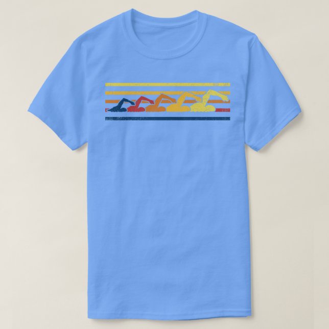 Swimming Swimmer 3 T Shirt (Design framsida)