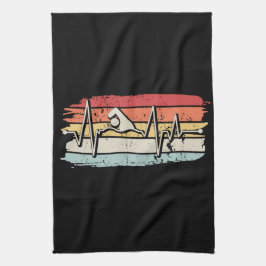 Swimming Swimmer Gift Kökshandduk