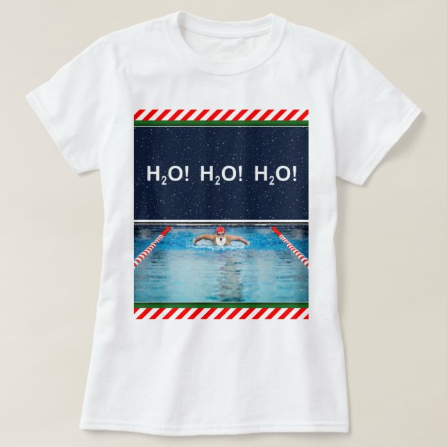 Swimming Swimmer jul jul T Shirt (Design framsida)