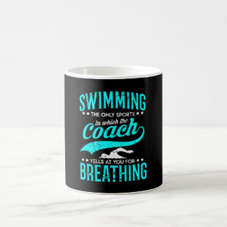 Swimming Swimmer Lifeguard Swimsport Kaffemugg