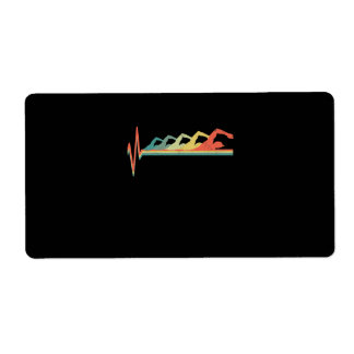Swimming Swimmer-pulsslag Gift Premium Fraktsedel