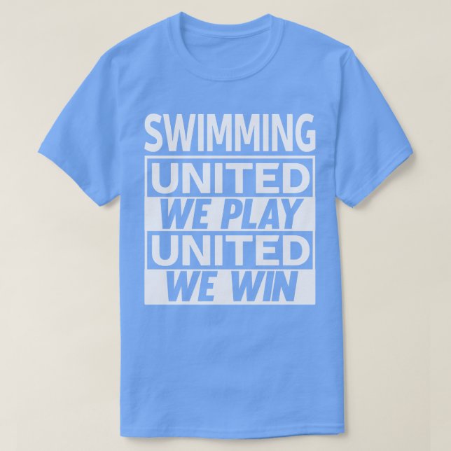 Swimming Swimmer T Shirt (Design framsida)