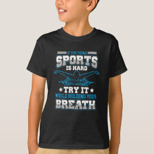 Swimming Swimming Klubb Competition Swiming T Shirt