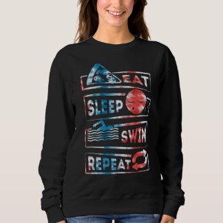 Swimming Swimming Simma Simma i sömn Upprepa 2 T Shirt