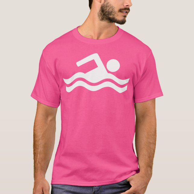 Swimming-symbol T Shirt (Framsida)