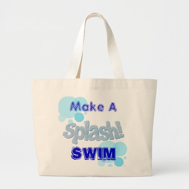 SWIMMING TOTE BAG JUMBO TYGKASSE (Framsidan)