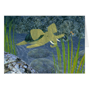 Swimming Turphant Hälsningskort