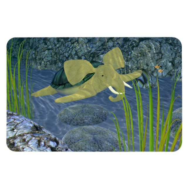 Swimming Turphant Magnet (Horisontell)