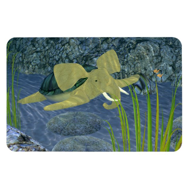 Swimming Turphant Magnet (Horisontell)
