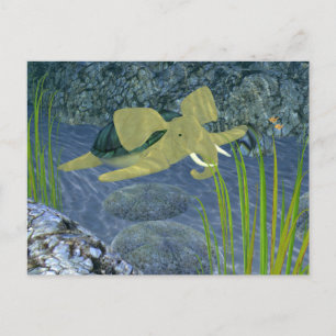 Swimming Turphant Vykort