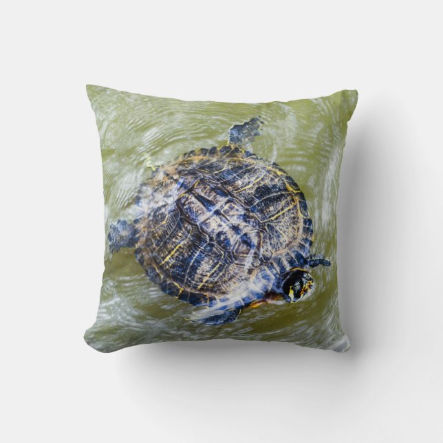 Swimming Turtle Says Hej Kudde (Framsida)