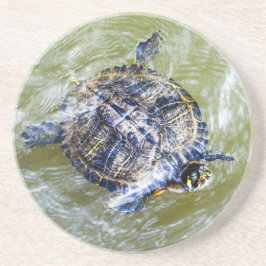 Swimming Turtle Says Hej Underlägg