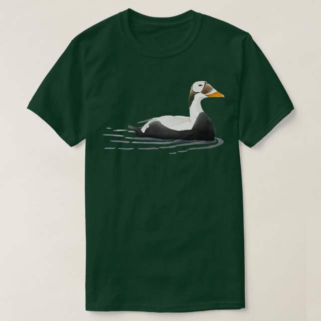 Swimming vuxen man Spectacled Eider T Shirt (Design framsida)