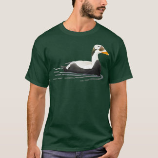 Swimming vuxen man Spectacled Eider T Shirt