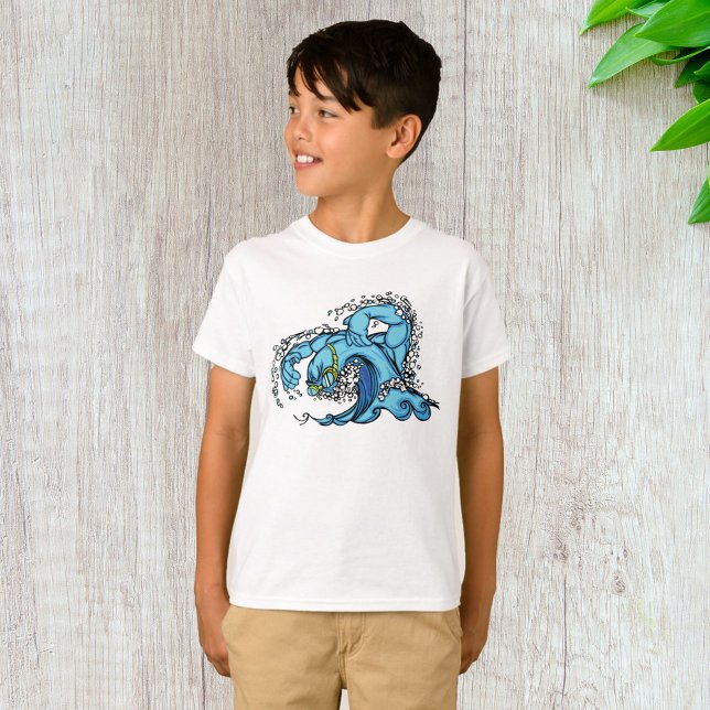 Swimming Wave T Shirt (Skapare uppladdad)