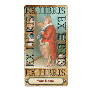 Swine Bok Plate ID Fraktsedel