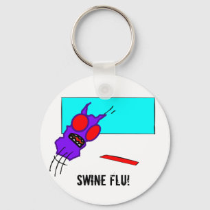 Swine Flu Keyhcain Nyckelring