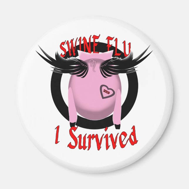 Swine Flu Magnet (Framsidan)