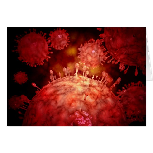 Swine Influnza Virus Hälsningskort (Framsidan Horizontal)