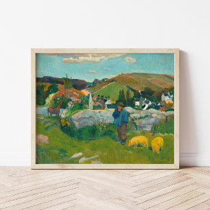 Swineherd   Paul Gauguin Poster