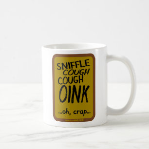 Swineinfluensa (muggen) kaffemugg