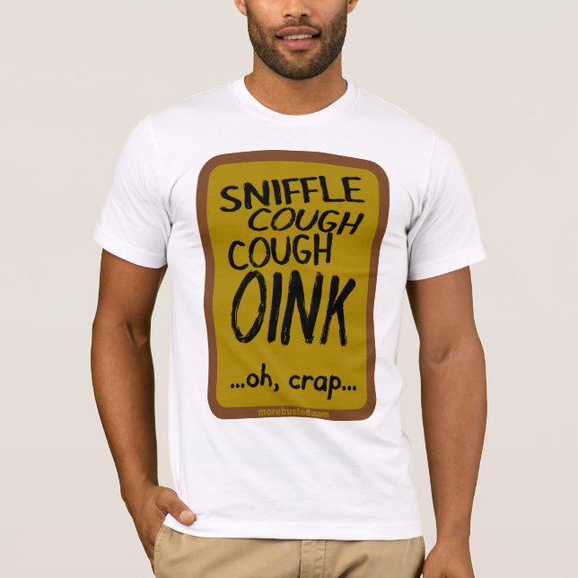 Swineinfluensa T-shirt (Framsida)