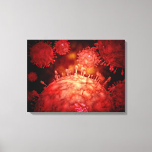 SwineInflunza virus Canvastryck