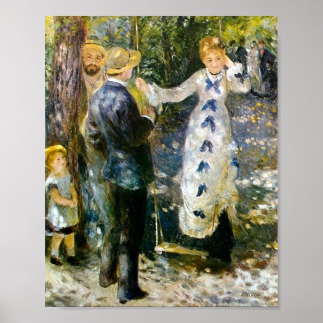 Swing av Pierre-Auguste Renoir Poster (Framsidan)
