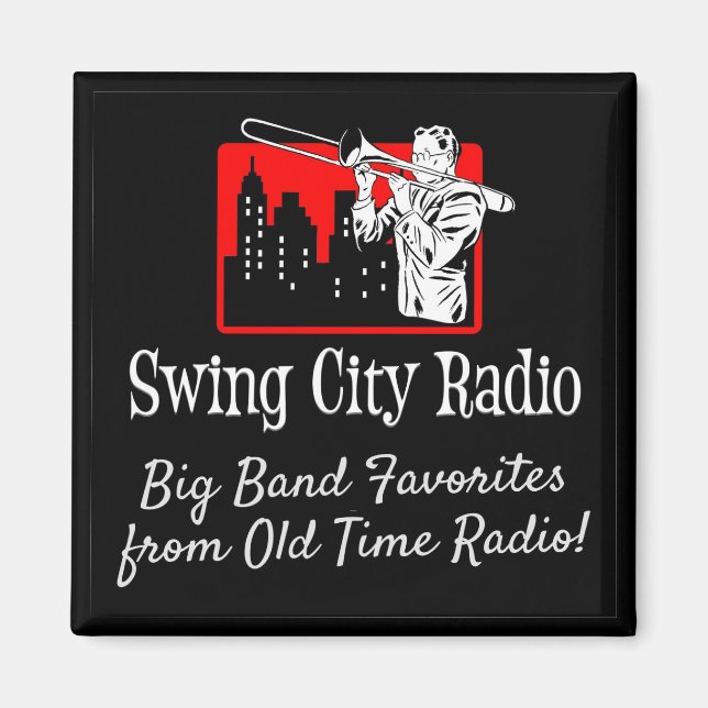 Swing City Radio Magnet (Framsidan)