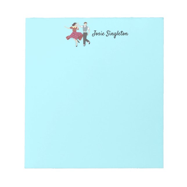 Swing Dance Anteckningsblock (Framsida)