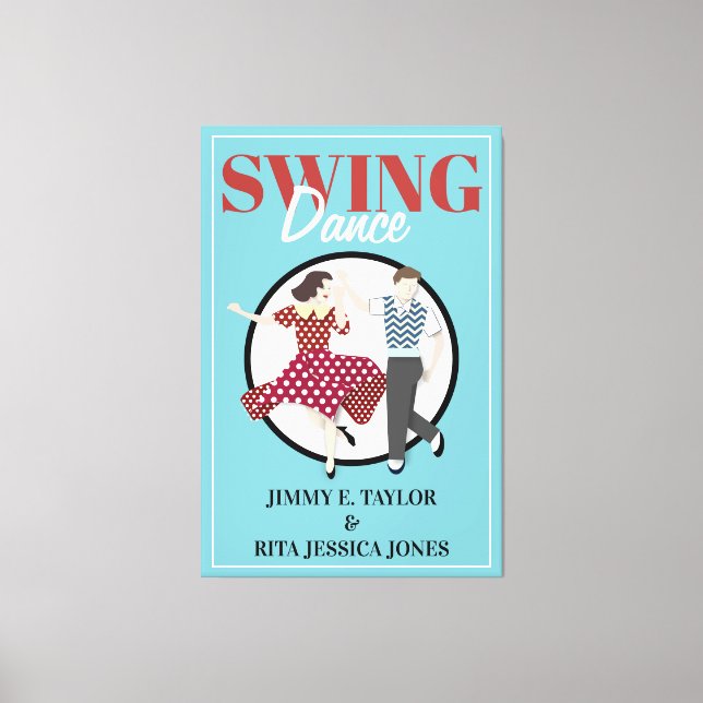 Swing Dance Canvastryck (Framsida)