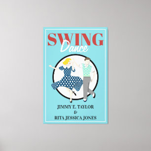 Swing Dance Canvastryck