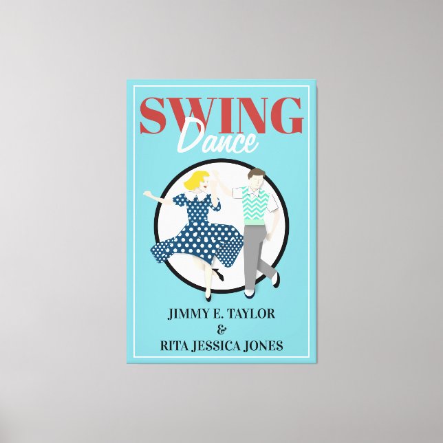 Swing Dance Canvastryck (Framsida)