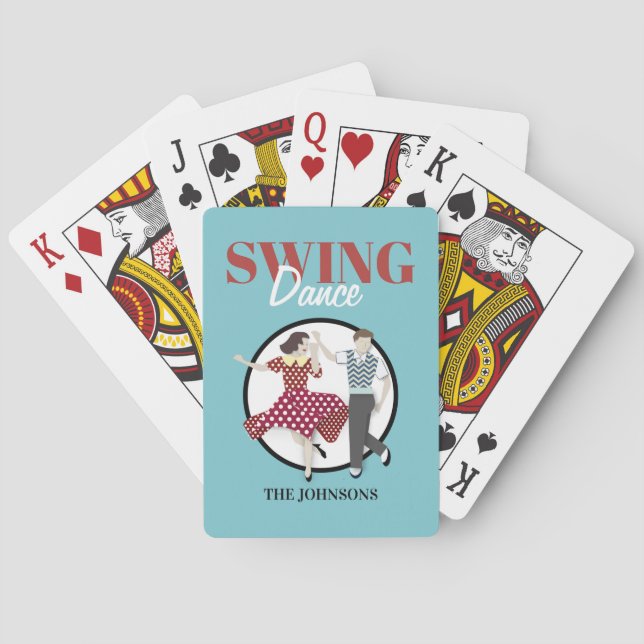 Swing Dance Casinokort (Baksidan)