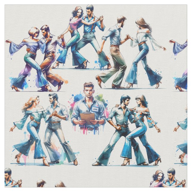 Swing Dance Competition with domare Tyg (Närbild)