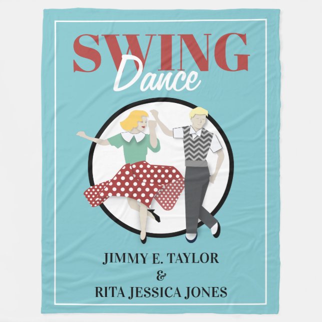 Swing Dance Fleecefilt (Framsidan)