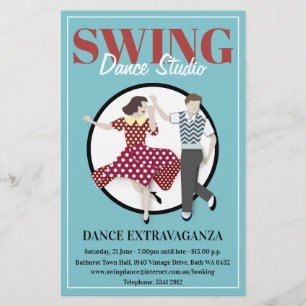 Swing Dance Flygblad