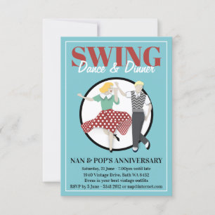 Swing Dance Inbjudningar