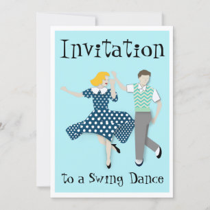 Swing Dance Inbjudningar