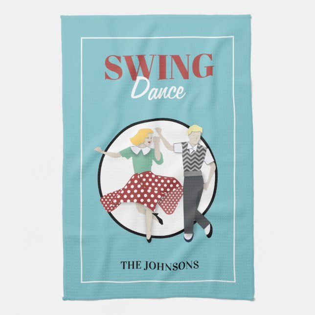 Swing Dance Kökshandduk (Vertikal)