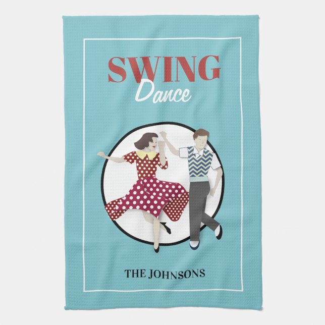 Swing Dance Kökshandduk (Vertikal)