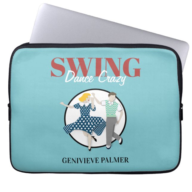 Swing Dance Laptop Fodral (Framsidan)