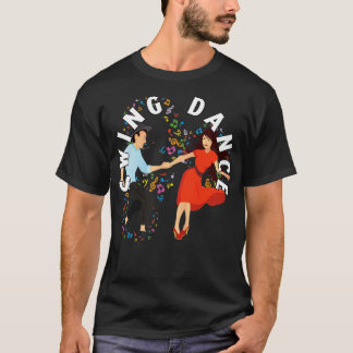 Swing Dance Musik noter T Shirt