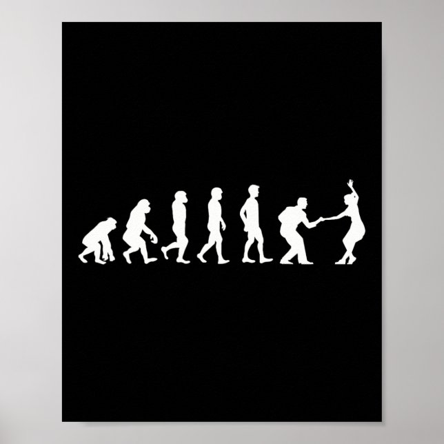 Swing Dance - para Dance - Lindy Hoppers - Swing Poster (Framsidan)