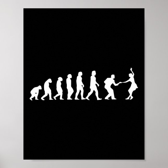 Swing Dance - para Dance - Lindy Hoppers - Swing Poster (Framsidan)