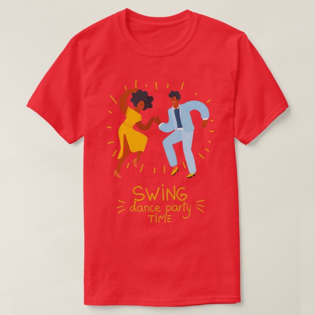 Swing Dance Party T Shirt (Design framsida)