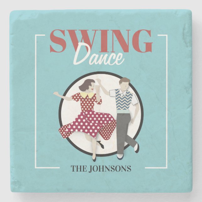 Swing Dance Stenunderlägg (Framsidan)