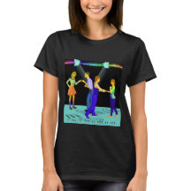 Swing Dancers on Musical Note Golv